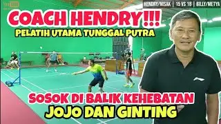 MASIH JAGO LOH❗SOSOK DI BALIK TAJAMNYA GINTING JOJO | AKSI COACH HENDRY SAPUTRA DI GOR BILLY BERAS