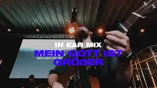 Mein Gott ist größer (Glaubenszentrum Live) | Acoustic Guitar Playthrough | In Ear Mix