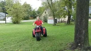 1984 Honda ATC200ES Big Red - Driving ...