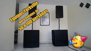 EQUIPOS YORKVILLE PARA EVENTOS DE 50 A 100 PERSONAS