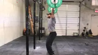 Power Jerk, behind the neck
