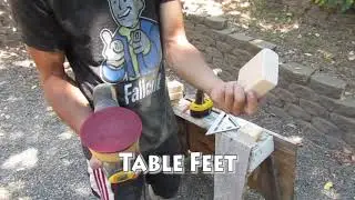 Building My Computer Desk - From Mostly Scrap Lumber (info text)