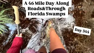A 46 Mile Day Along Roads and Through Florida Swamps