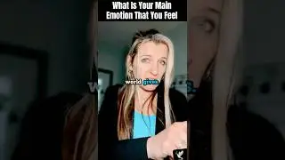 What Is Your Main Emotion That You Feel❓