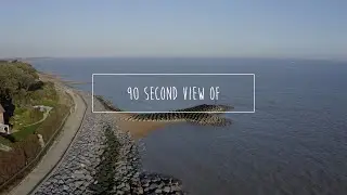 90 second view of.... Old Felixstowe, Suffolk, U.K. - 4K