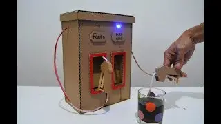 KAYA POM BENSIN MINI!DISPENSER MINUMAN UNIK BERFAEDAH DARI KARDUS