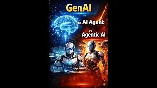 GenAI vs AI Agent vs Agentic AI | Real Difference Explained with Examples