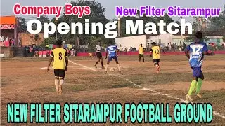 Company Boys vs New Filter Sitarampur // Two Day's Football Tournament 2025 // New Filter Sitarampur