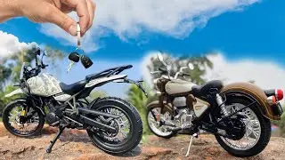 Unboxing of  Royal Enfield Himalayan 450  |  Classis 350 Medallion Bronze | Scale 1:12 Model 🤩 ⚡