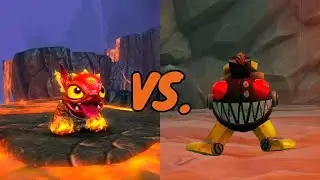 Hot Dog VS. Grinnade | Skylanders Trap Team