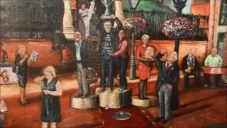 Koetshuis de Burcht  Onthulling schilderij t.g.v. het 35 jarig bestaan. www.leidseglibber.nl