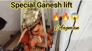 special Ganesh lift | dhoolpet special lift for Ganesh | Ganesh lifting video