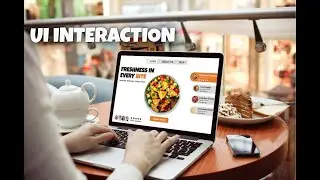 Figma UI for Food App &ndash; Salad Carousel Interaction