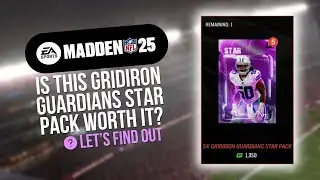 LIVE - Madden Ultimate Team - Is The 5X Gridiron Guardians Star Pack Worth It? Let's Find Out!