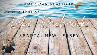 Beautiful Walking Tour of Lake Mohawk Boardwalk and Shops in Sparta, New Jersey