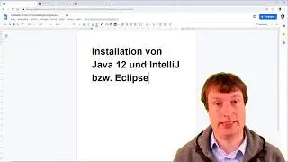 Installation von Java 12 und IntelliJ bzw. Eclipse
