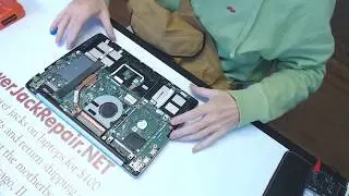 Asus Q301L broken laptop dc power jack repair charge port  fix socket
