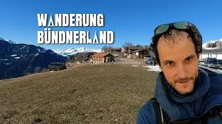 Winterwanderung Graub&uuml;nden - Aufstieg nach Feldis