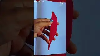 How to make Paper Feathers | Artificial Paper Feathers | DIY Feathers