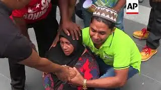 Rohingya migrants in Malaysia protest violence in Myanmar