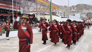 Republic day Rehearsal at Polo Ground Leh