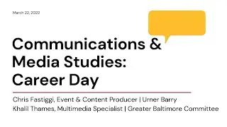 Chris Fastiggi | Urner Barry AND Khalil Thames | Greater Baltimore Committee