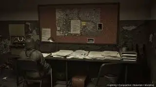 WWII Command Bunker (Unreal Engine 5) real-time rendering