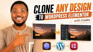 Screenshot to WordPress: Clone Any Design with Codex + Elementor