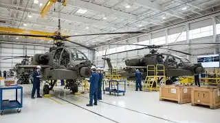 Inside the AH-64 Guardian Factory: Building the World's Most Lethal Attack Helicopter (Full Process)