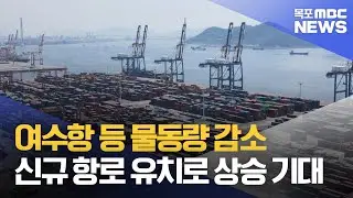 2025년 여수·광양항 물동량 감소, 새해는?[목포MBC 뉴스데스크]