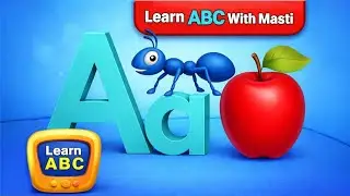 ABC Phonics Song 3D | A for Airplane, B for Bus | Learn Alphabet with TWO Words!