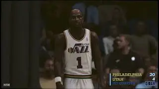 Classic NBA Basketball PHILADELPHIA (15-10) @ UTAH (21-5) Full Game