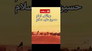 28 Rajab Noha Tery Shehar Se Jate Hain | #28rajabstatus #madina #karbala #ytshorts #shia #shorts