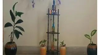 Best Wooden Mini Corner Shelves Stand for Living Room. #trending #unboxing #amazon