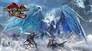 Monster Hunter Rise: Sunbreak - Free Title Update 4:  Velkhana & Risen Crimson Glow Valstrax