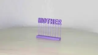 Flying Text - Made with Amazing STL Creator App #shorts