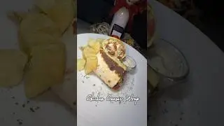 Chicken Caesar Wrap #fy #food #chef #foryou #foodie #cooking #cookingathome #comment #followformore