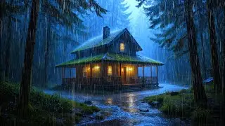 Hidden Cabin Rain in the Rainforest | Gentle ASMR for Relaxation