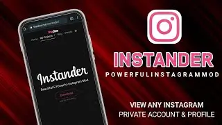 2022 Best Instagram Mod || Instander Powerful Instagram Mod | View Any Private Profile