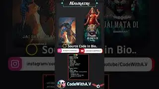 How To Creat Navratri by javascript | &lrm;@CodeWithA.V&nbsp; #python #coding #java #i#html #java #navratri
