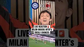 Drama in the studio after Milan&rsquo;s win versus Inter 🤣🔥#football #soccer #milan #inter