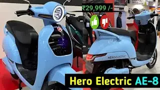 Hero AE-8 इलेक्ट्रिक स्कूटर 2025 | 160 Km रेंज, कीमत मात्र ₹29,999 | Hero AE-8 #electricscooter