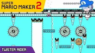 [Super Mario Maker 2 Team 0%] Twister Rider by over13 (60fps)