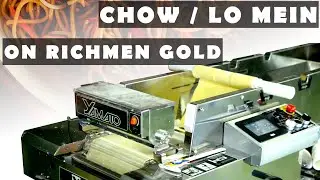Production of Chow and Lo Mein on a Richmen Gold commercial purpose noodle making machine