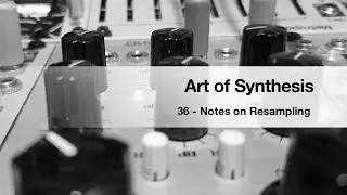 Art of Synthesis 36 - Notes on Resampling