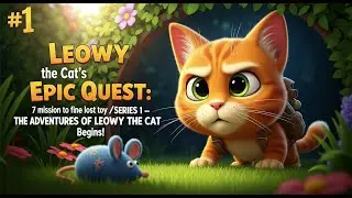 Leowy the Cat's Epic Quest: 7 mission to find the lost toy /THE ADVENTURES OF LEOWY THE CAT Begins!