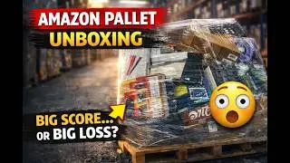 Part 2 - Unboxing Two Amazon Pallets of Shelf Pulls-Let's see what we got!
