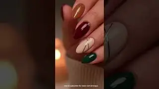 Elegant Fall & Winter Nail Art Designs | Relaxing ASMR #nailart #nailideas #winternails