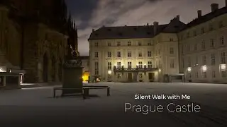 A Silent Walk Through Snowy Prague Castle