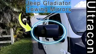 Jeep Gladiator Towing Mirror Installation | K-Source Snap-On Mirrors Tested at 62 MPH!